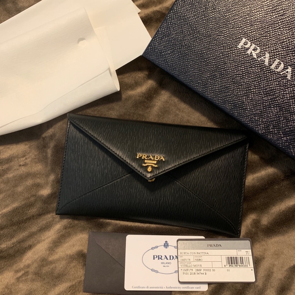 Prada envelope document holder/wallet